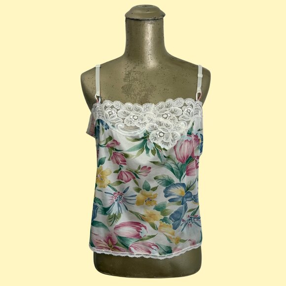 Vanity Fair Other - Vintage Vanity Fair Floral Camisole L